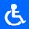Warntafel, Behindertenschid, Rollstuhl, Behindeten Aufkleber u.s.w